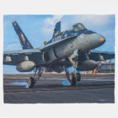 F/A-18C HORNET FLEECEDECKE (Vorderseite (Horizontal))