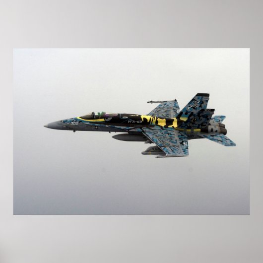 F/A-18C Hornet Poster (Vorne)
