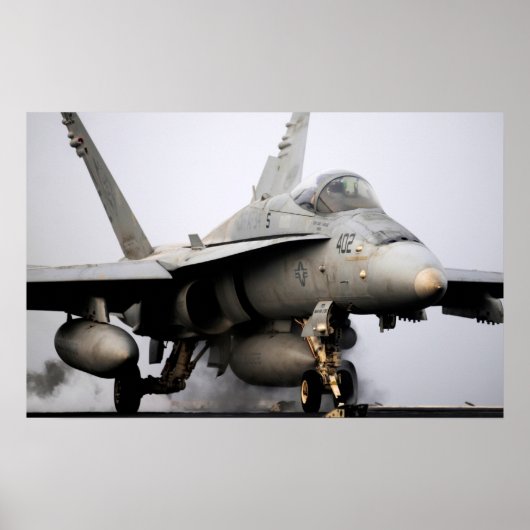 F/A-18C Hornet Poster (Vorne)