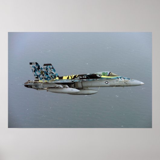 F/A-18C Hornet Poster (Vorne)