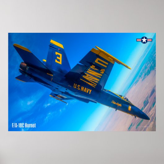F/A-18C HORNET POSTER (Vorne)