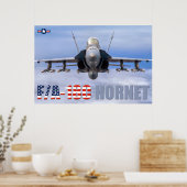F/A-18C HORNET POSTER (Küche)