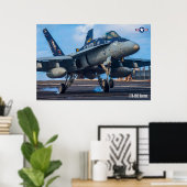 F/A-18C HORNET POSTER (Heimbüro)