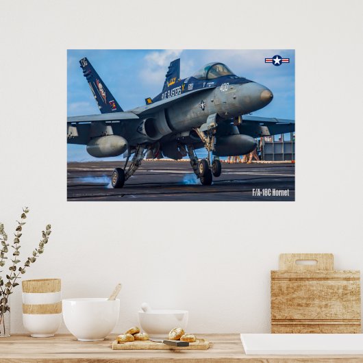 F/A-18C HORNET POSTER (Küche)