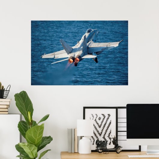 F/A-18C Hornet Poster (Heimbüro)