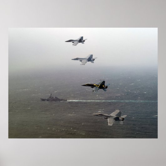 F/A-18C Hornet Poster (Vorne)