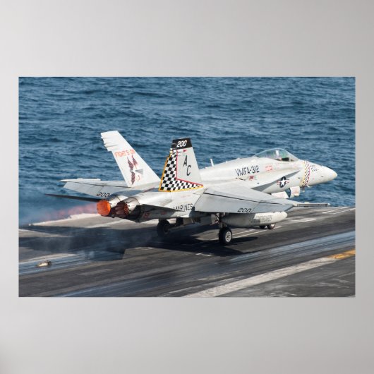 F/A-18C Hornet Poster (Vorne)