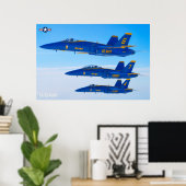F/A-18C HORNET POSTER (Heimbüro)