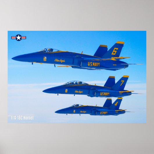 F/A-18C HORNET POSTER (Vorne)