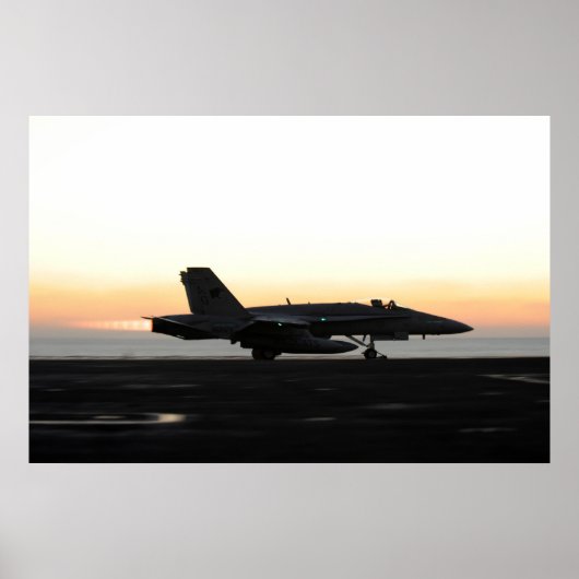 F/A-18C Hornet Poster (Vorne)