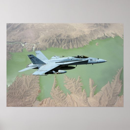 F/A-18C Hornet Poster (Vorne)