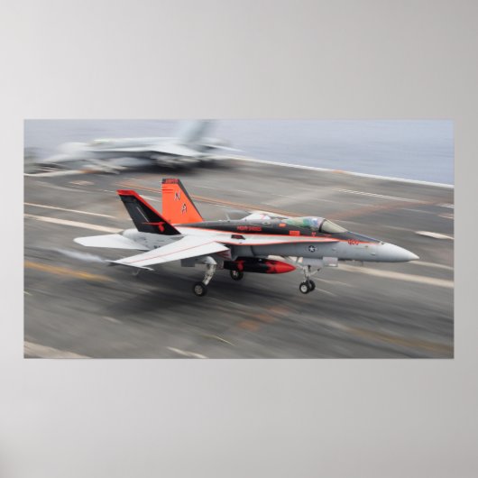 F/A-18C Hornet Poster (Vorne)