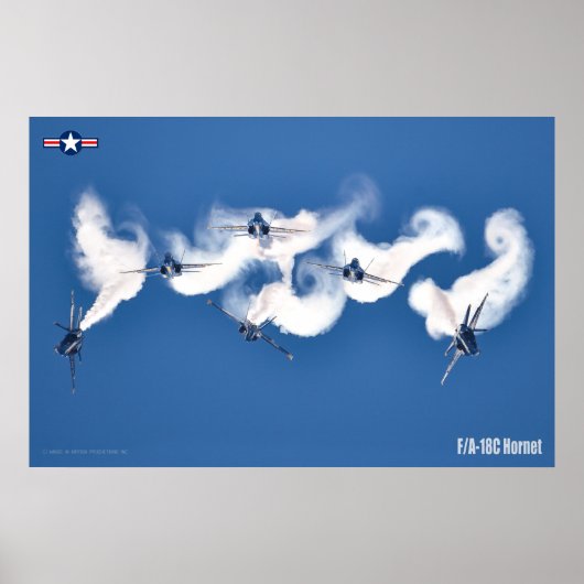F/A-18C HORNET POSTER (Vorne)
