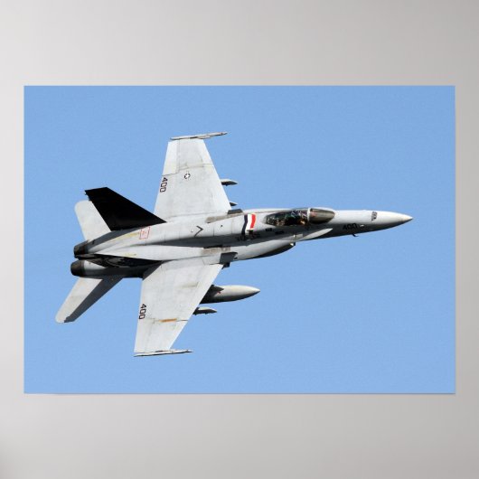 F/A-18C Hornet Poster (Vorne)