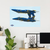 F/A-18C HORNET POSTER (Heimbüro)