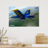 F/A-18C HORNET POSTER (Küche)