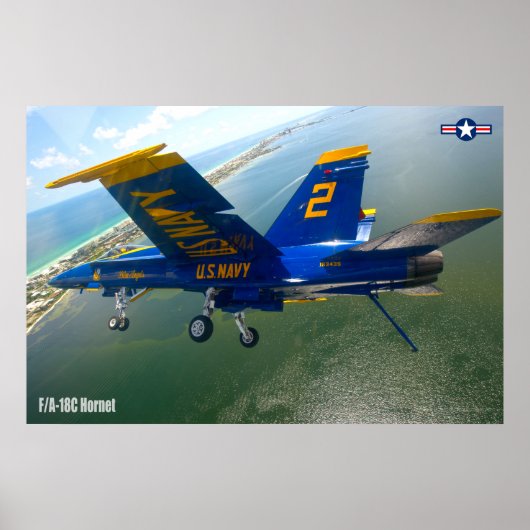 F/A-18C HORNET POSTER (Vorne)