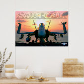 F/A-18C HORNET SUNSET POSTER (Küche)