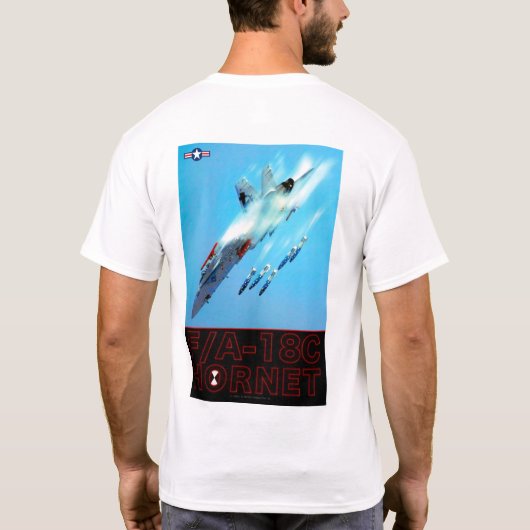 F/A-18C HORNET T-Shirt (Rückseite)