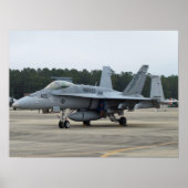 F/A-18C von VMFA-251 von MCAS Beaufort, SC Poster (Vorne)