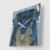 F/A-18D-HORNET-COCKPIT QUADRATISCHE WANDUHR (Winkel)
