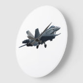 F/A-18E/F Super Hornet Takeoff Große Wanduhr (Winkel)