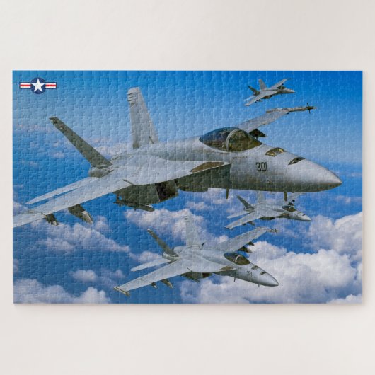 F/A-18E SUPER HORNET (20x30 INCH) Puzzle (Horizontal)