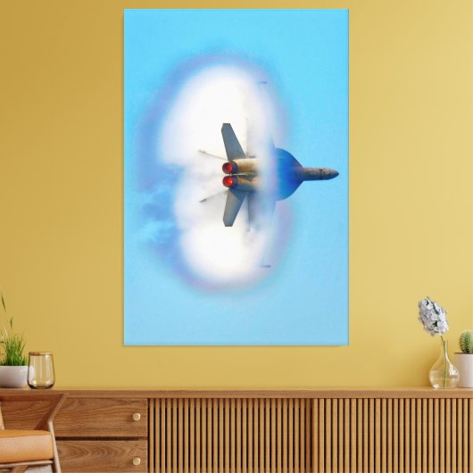 F/A-18E SUPER HORNET 40x60 Leinwanddruck (Insitu (Wohnzimmer))