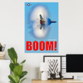 F/A-18E SUPER HORNET - BOOM! POSTER (Heimbüro)