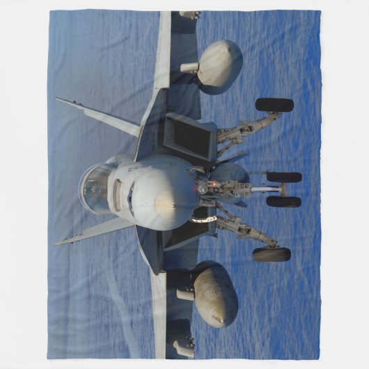 F/A-18E SUPER HORNET FLEECEDECKE (Vorderseite)