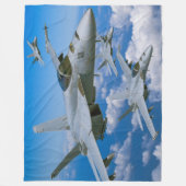 F/A-18E SUPER HORNET FLEECEDECKE (Vorderseite)