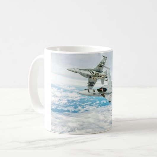 F/A-18E SUPER HORNET KAFFEETASSE (Vorderseite Links)