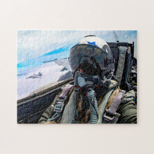 F/A-18E SUPER HORNET PILOT (11x14 INCH) Puzzle