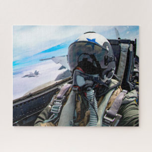 F/A-18E SUPER HORNET PILOT (16x20 INCH) Puzzle
