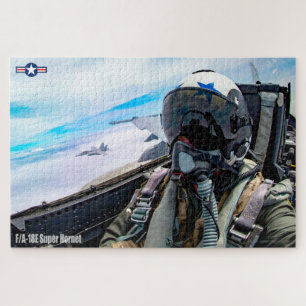 F/A-18E SUPER HORNET PILOT (20x30 INCH) Puzzle