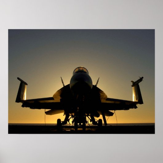 F/A-18E Super Hornet Poster (Vorne)