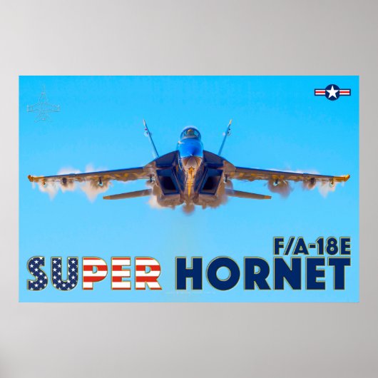 F/A-18E SUPER HORNET POSTER (Vorne)