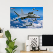 F/A-18E SUPER HORNET POSTER (Heimbüro)