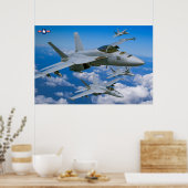 F/A-18E SUPER HORNET POSTER (Küche)
