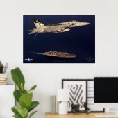 F/A-18E SUPER HORNET POSTER (Heimbüro)