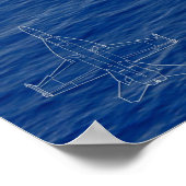 F/A-18E SUPER HORNET POSTER (Ecke)