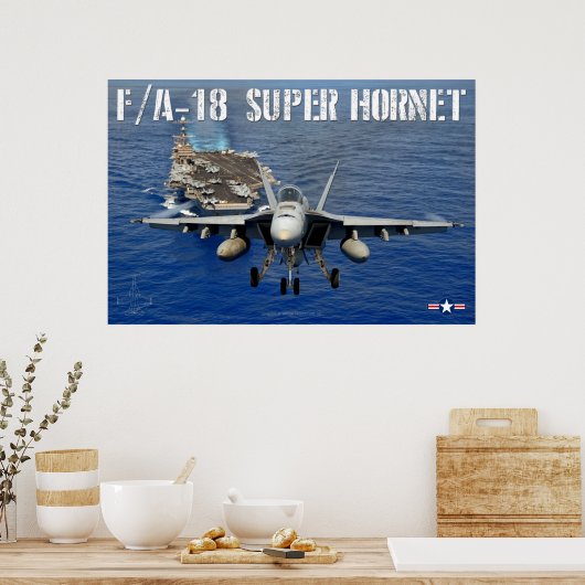 F/A-18E SUPER HORNET POSTER (Küche)