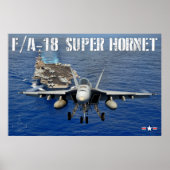 F/A-18E SUPER HORNET POSTER (Vorne)