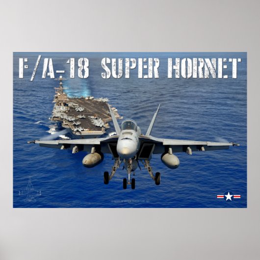F/A-18E SUPER HORNET POSTER (Vorne)