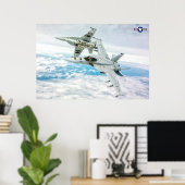 F/A-18E SUPER HORNET POSTER (Heimbüro)