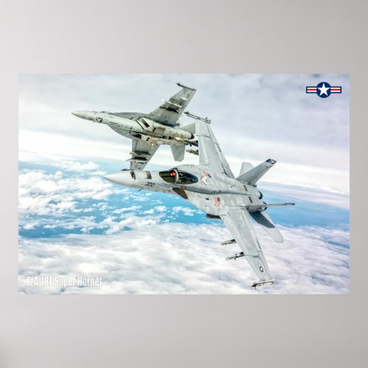 F/A-18E SUPER HORNET POSTER (Vorne)
