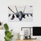 F/A-18E SUPER HORNET POSTER (Heimbüro)