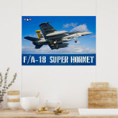 F/A-18E SUPER HORNET POSTER (Küche)