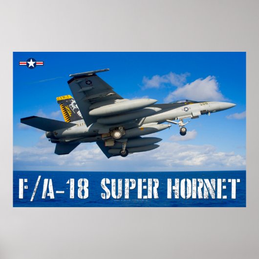 F/A-18E SUPER HORNET POSTER (Vorne)