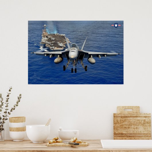 F/A-18E SUPER HORNET POSTER (Küche)
